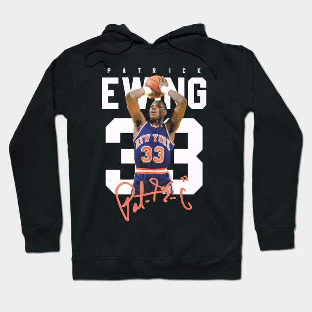 Patrick Ewing Original Aesthetic Tribute 〶 Hoodie by Terahertz'Cloth